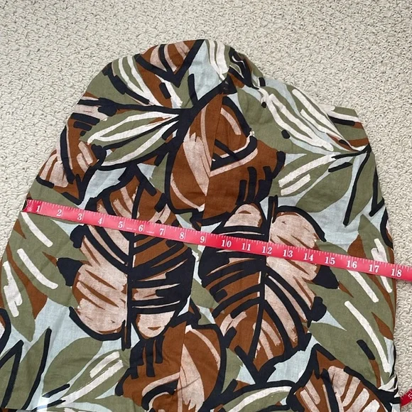 Zara tropical print peekaboo dress NWOT - Picture 9 of 13